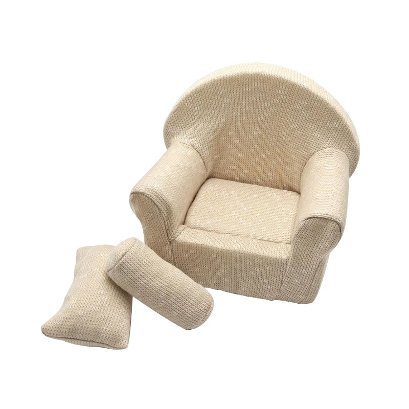 New 3 Pcs/set Newborn Baby Posing Mini Sofa