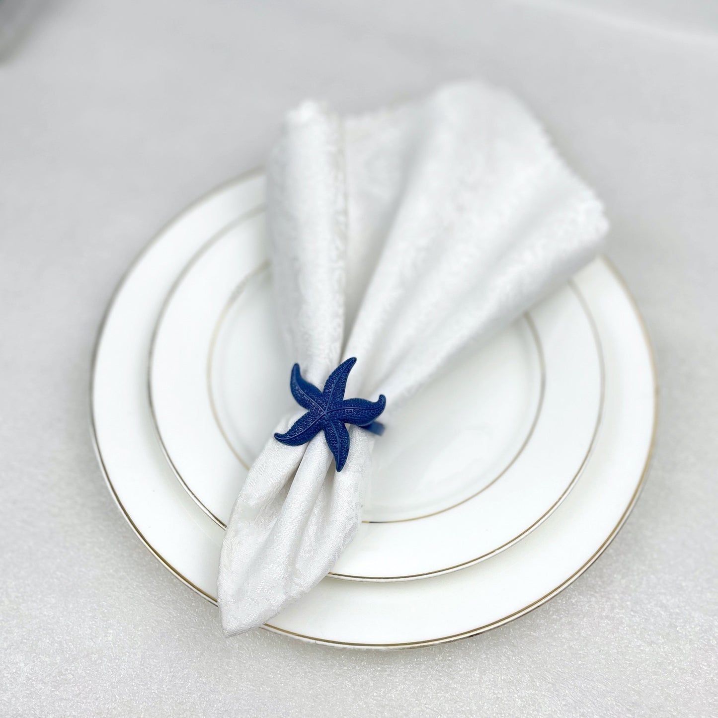 Starfish Napkin Ring Western Restaurant Napkin Ring Wedding Ocean Series Theme Napkin Ring