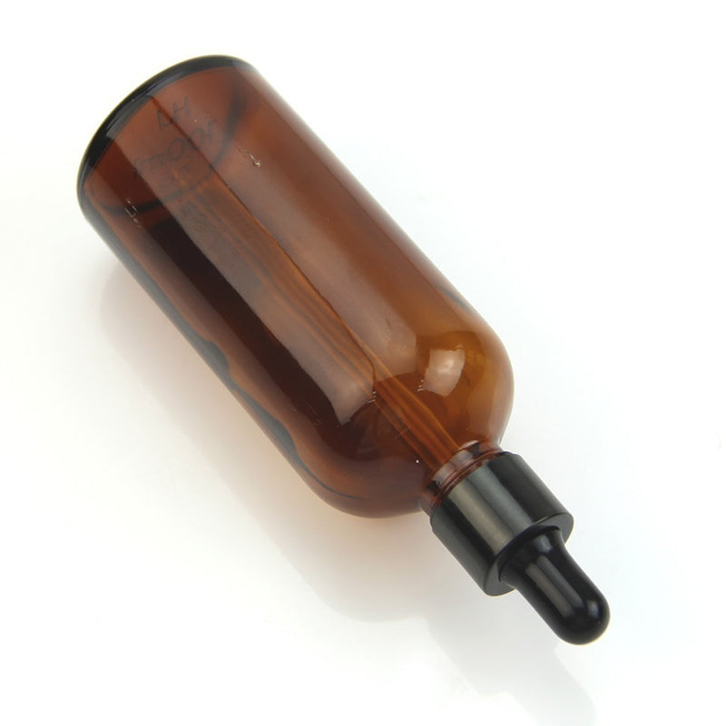 Brown dispensing lotion cosmetic essential oil bottle