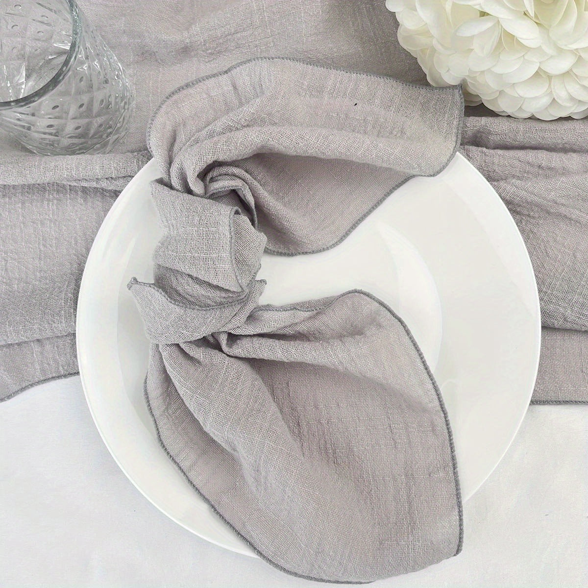 Napkin Batiste Cloth Wedding Party Western-style Placemat Table Decoration