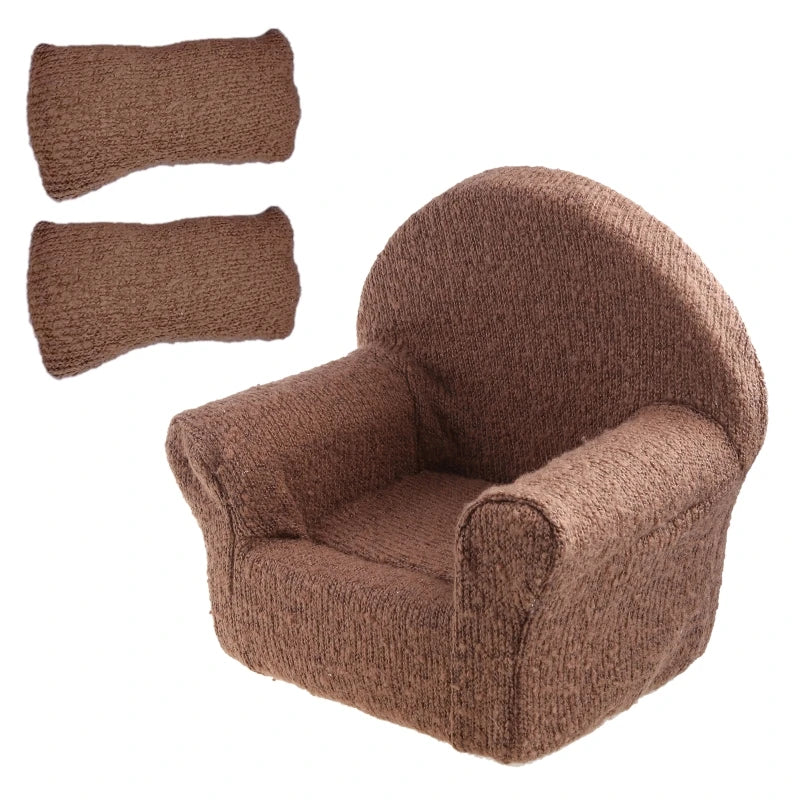 New 3 Pcs/set Newborn Baby Posing Mini Sofa