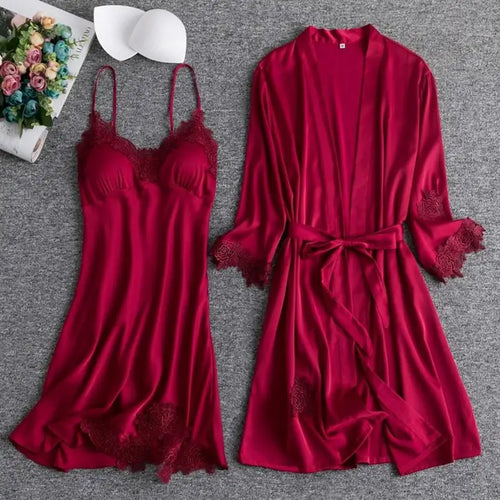 Bride Bridesmaid Wedding Robe Set