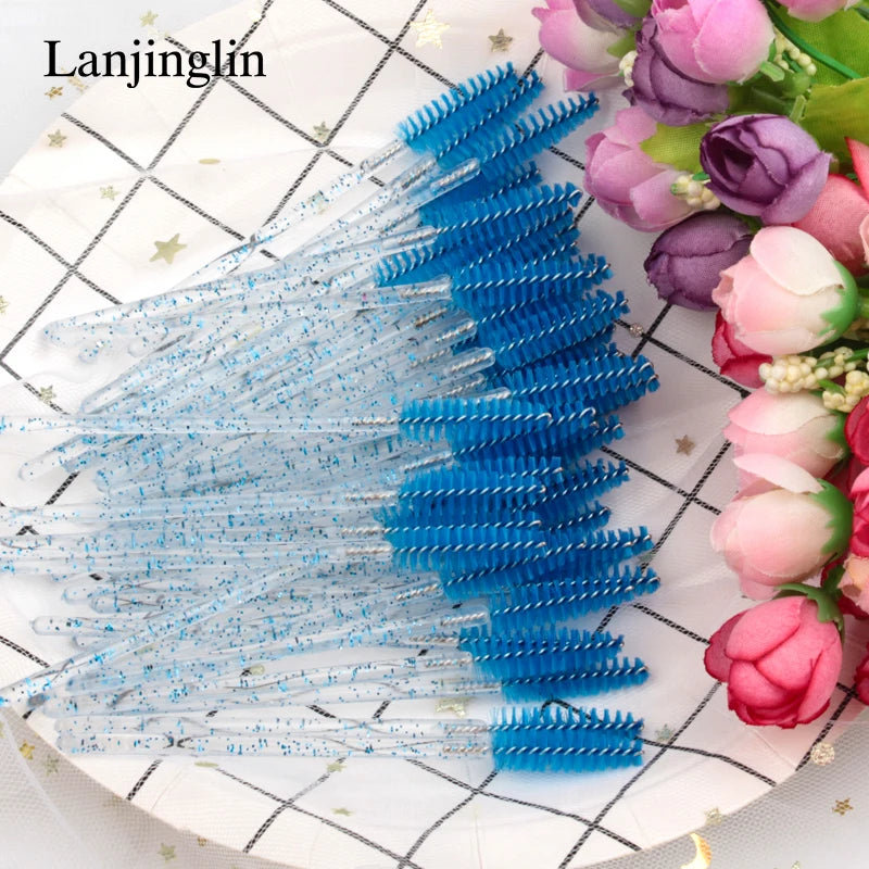 5/50 PCS Disposable Eyelash Brush Eyelashes Extension Eyebrow Brush