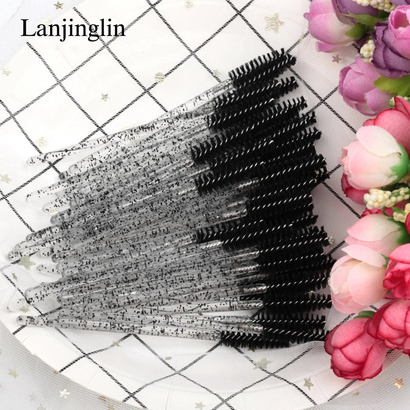 5/50 PCS Disposable Eyelash Brush Eyelashes Extension Eyebrow Brush