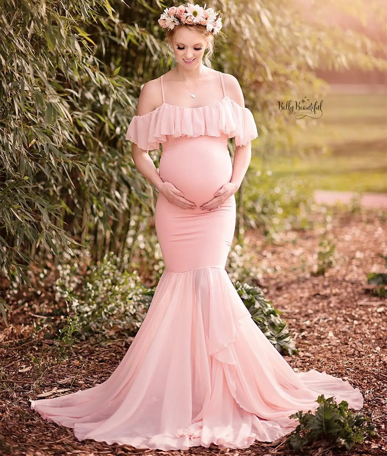 Mermaid Maternity Dresses For Photo Shoot Pregnant Women Pregnancy