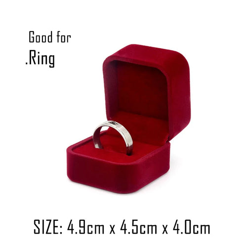 16 Style Lovely Cute Packaging Gift Jewelry Box Trinket Velvet Ring