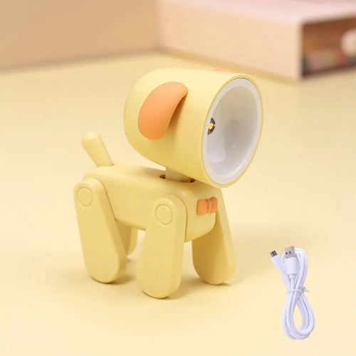 New Mini Night Light USB Rechargeable Table Lamp Cartoon Desktop