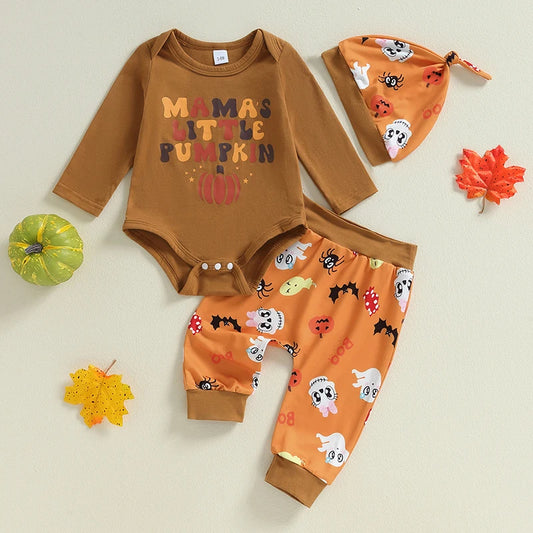 Halloween romper with pants , hat