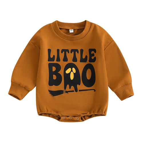 Halloween Little Boo Bro Crewneck