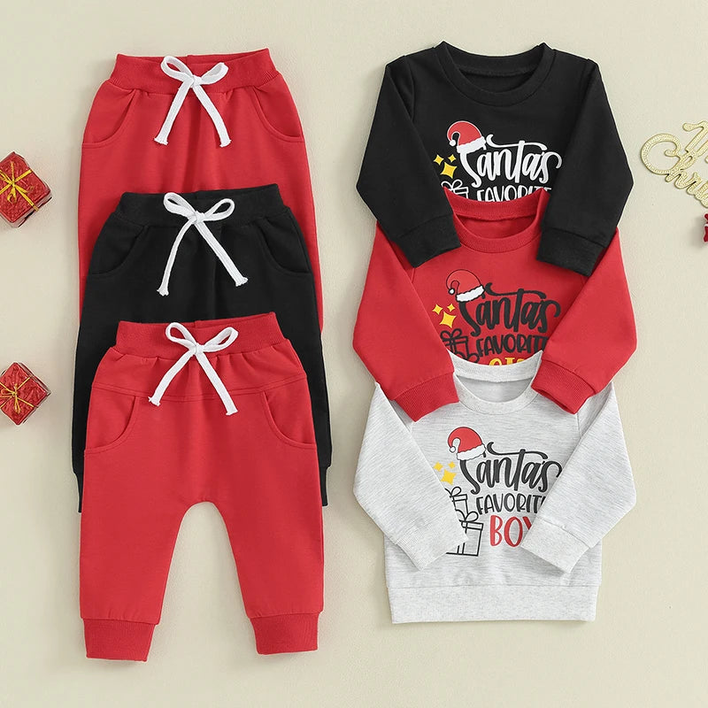 2023-09-05 Lioraitiin 0-3Y Toddler Boys Christmas Clothes Sets Long