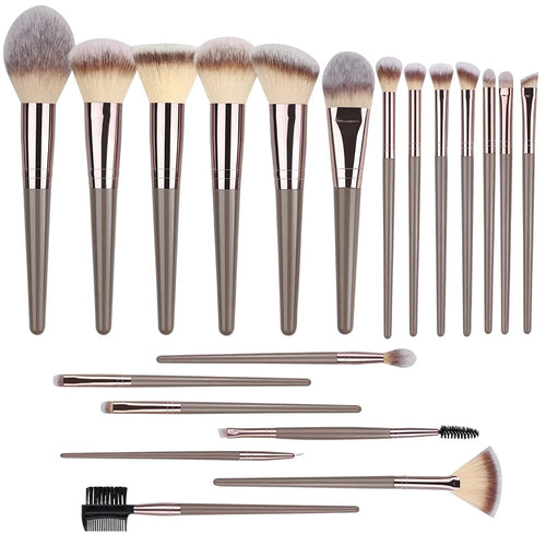 3-20Pcs Makeup Brush Set Professional Cosmetic Blush Highlighter