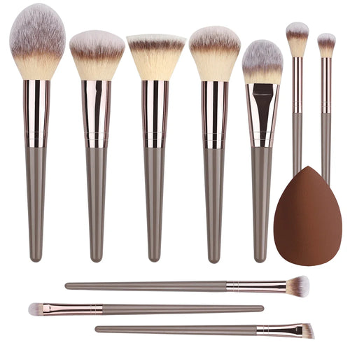 3-20Pcs Makeup Brush Set Professional Cosmetic Blush Highlighter