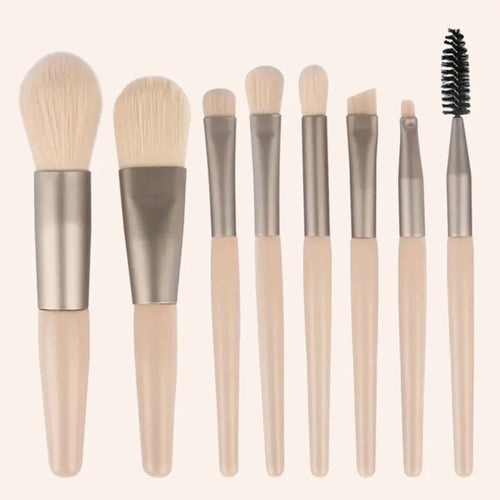 8PCS Makeup Brushes Set for Cosmetic Concealer eyelashes Blush Loose