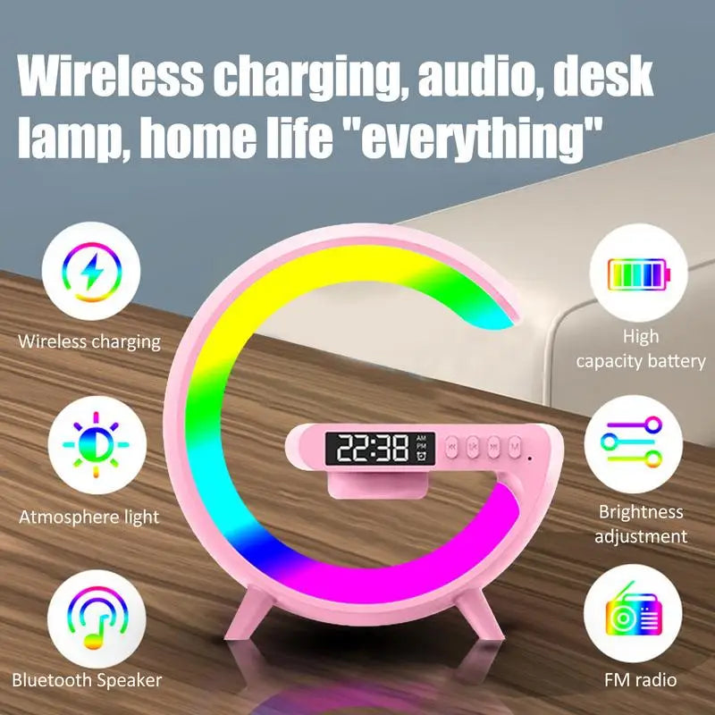 LED Night Light RGB Atmosphere Desk Lamp Multifunctional Wireless