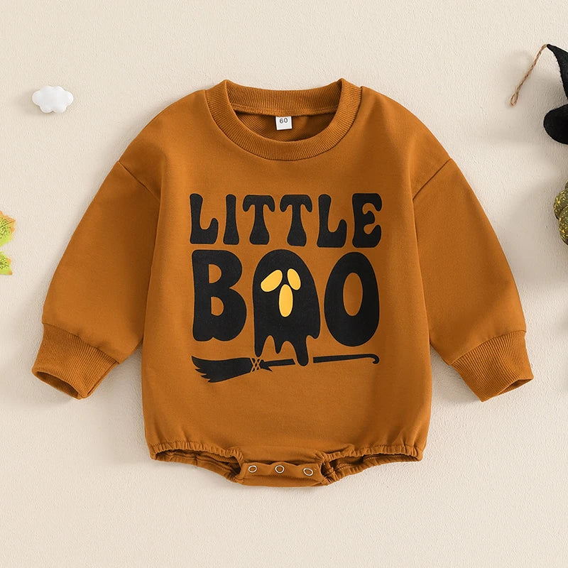 Halloween Little Boo Bro Crewneck