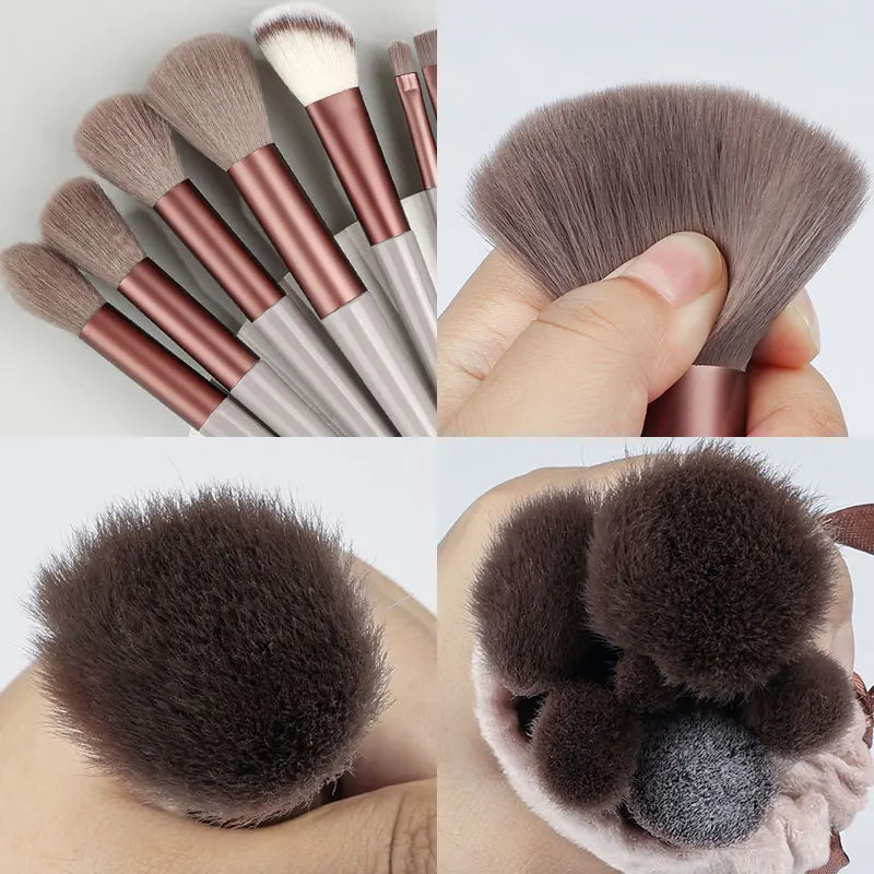 Makeup Brushes Set 13Pcs Professional Soft Foundation Powder Concealer