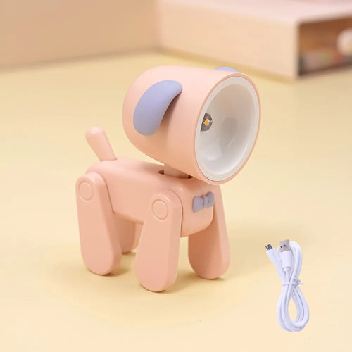 New Mini Night Light USB Rechargeable Table Lamp Cartoon Desktop