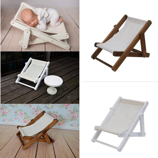 Retro Newborn Photography Props Bed Auxiliary Props Old Rocking Chair