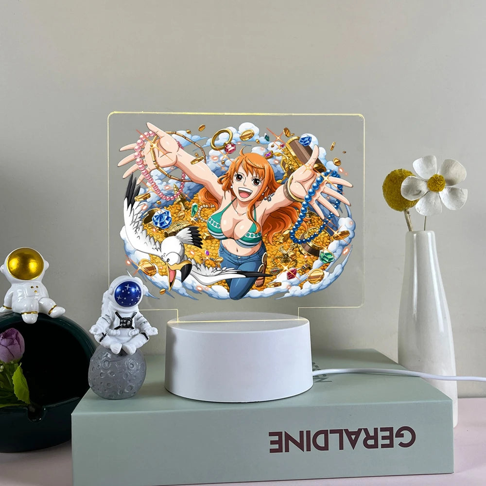 Print one piece Acrylic Lamp For Birth Day Gift Night light Christmas