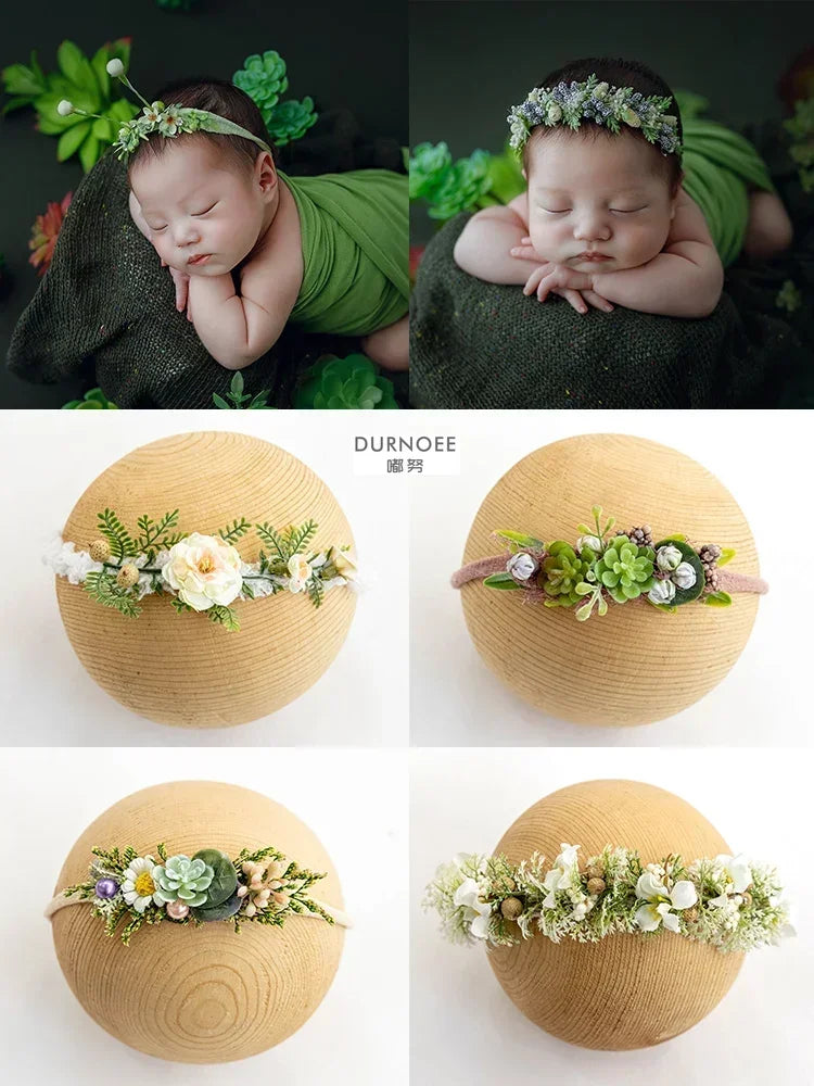 Baby Headband Newborn Photography Props Flower Headbands  Accessories