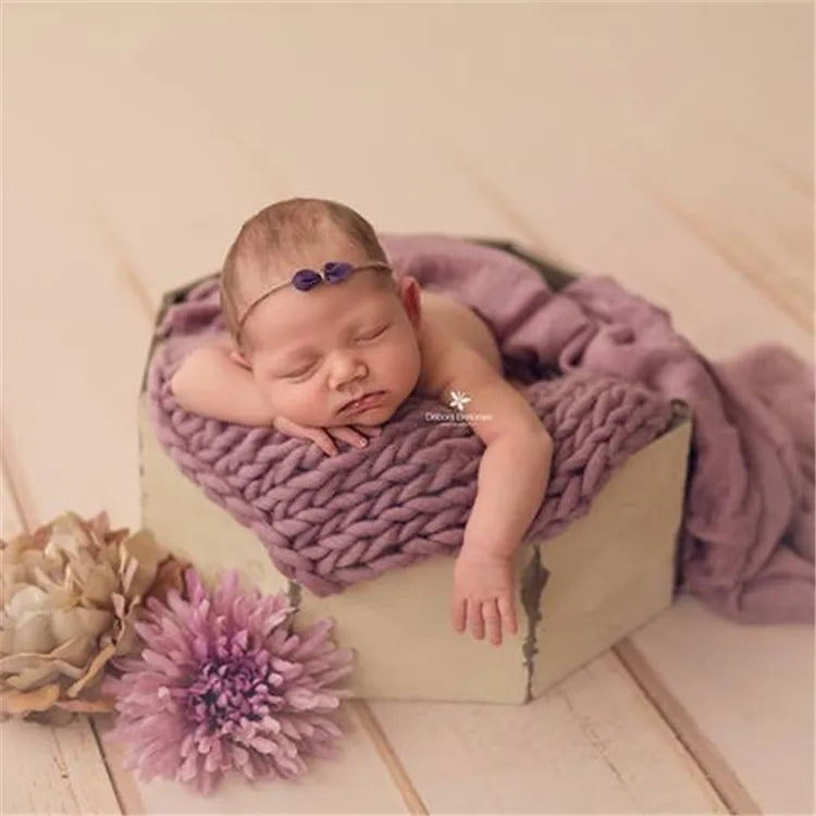 newborn photography props small wooden bed hundred-days shooting bed