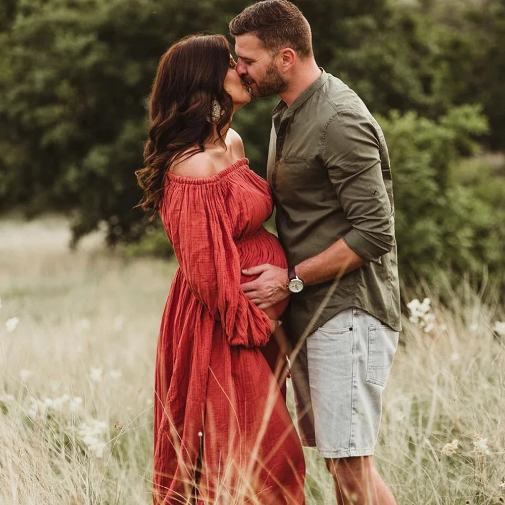 Maternity Photography Gown Comfort Bohemian Dress