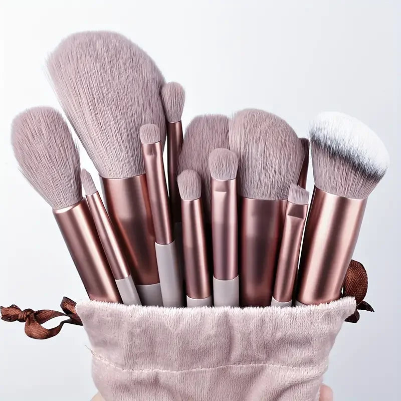 Makeup Brushes Set 13Pcs Professional Soft Foundation Powder Concealer