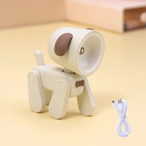 New Mini Night Light USB Rechargeable Table Lamp Cartoon Desktop