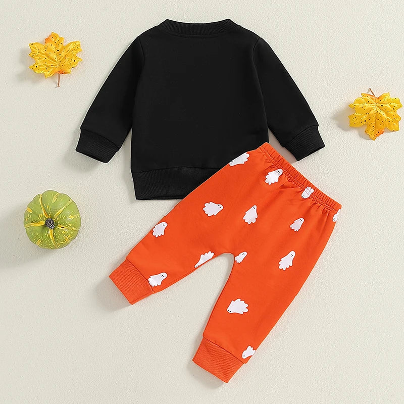 Halloween Outfit Ghost Print