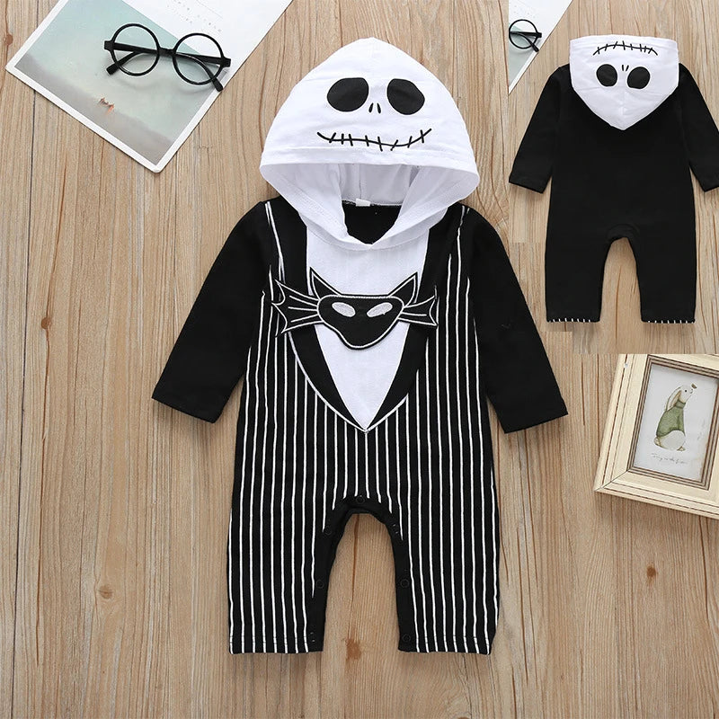 Halloween Romper Pumpkin Set with Hat