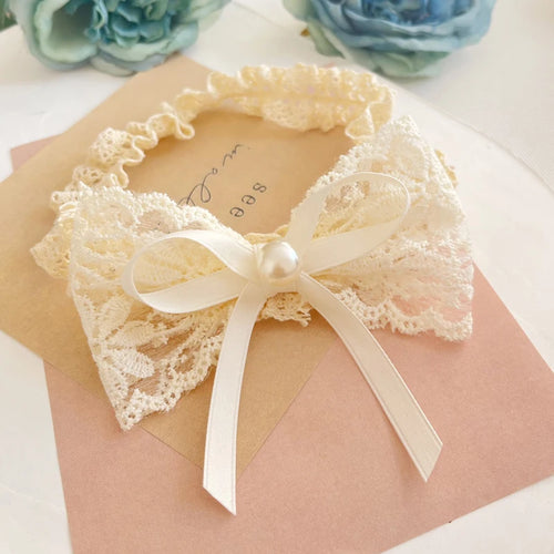 Lace Flowers Bow knot Baby Headband