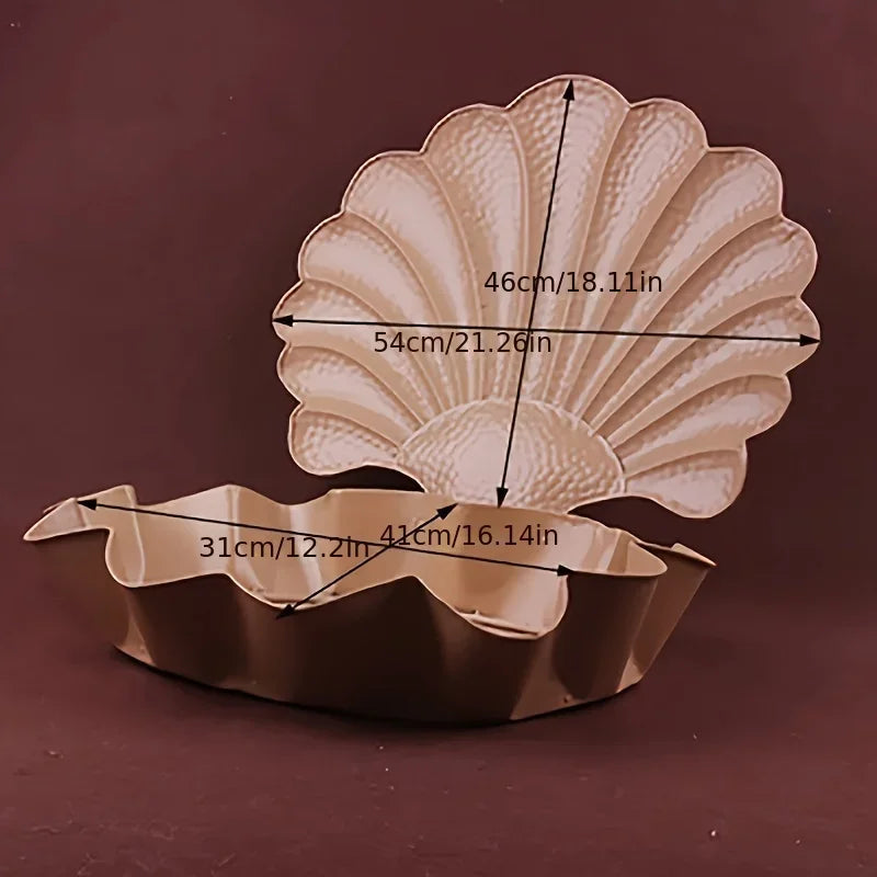 Newborn Photography Props Handmade Iron Shell Baby Photo Props Bebe