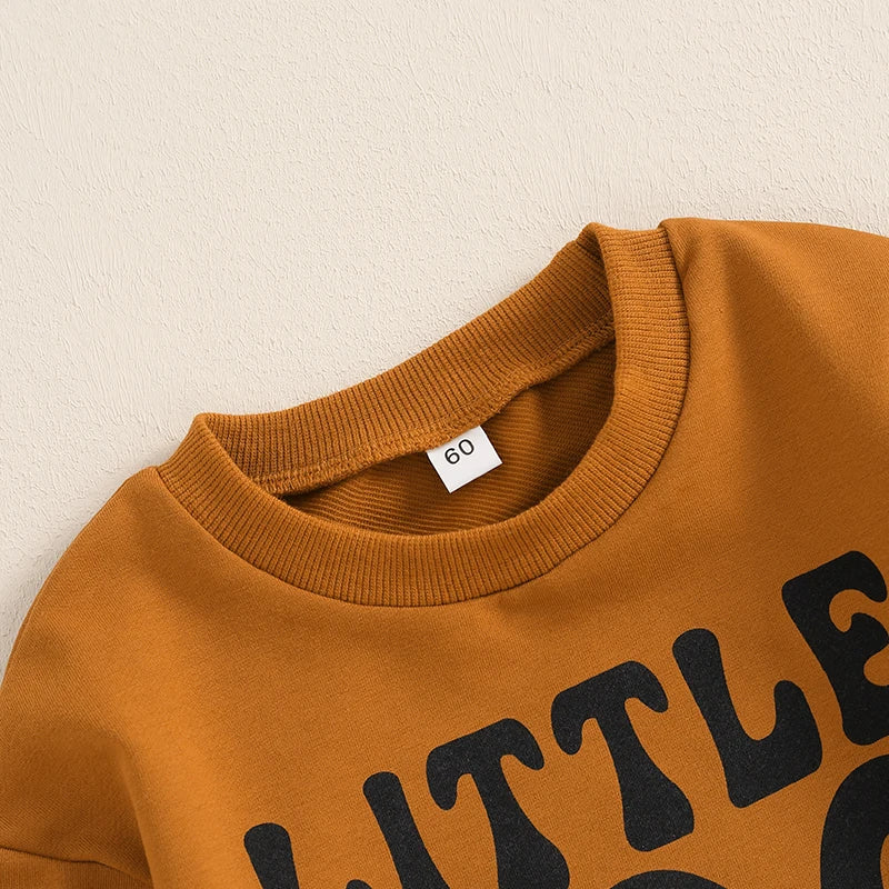 Halloween Little Boo Bro Crewneck