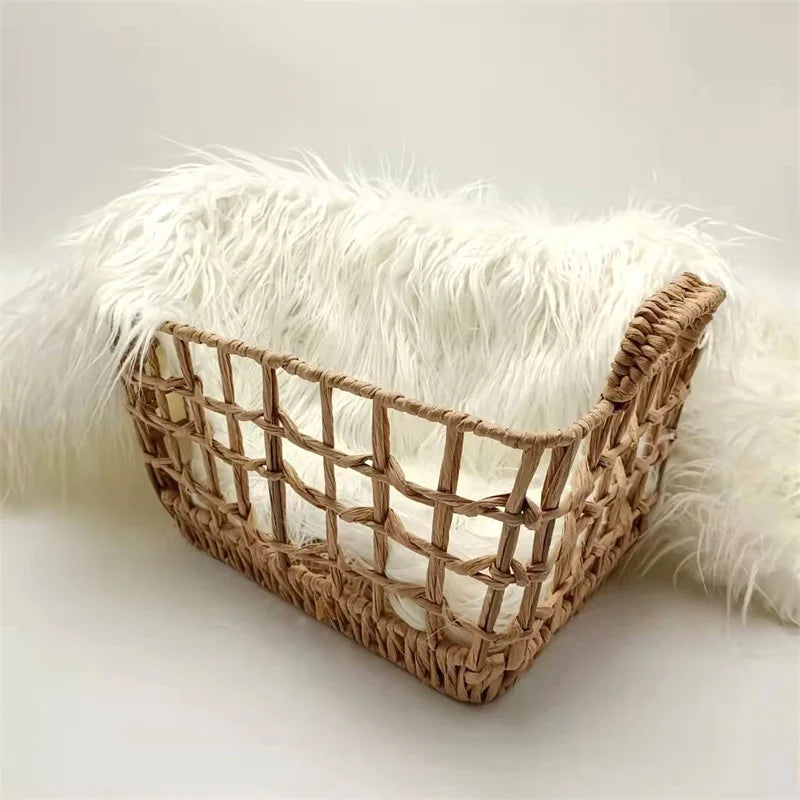 Basket Vintage Rattan Bed Weaving Baskets