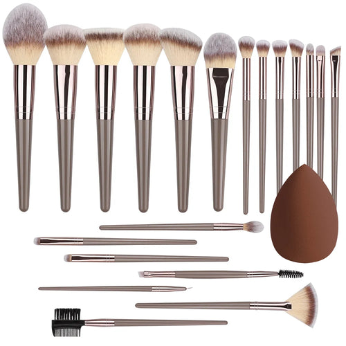 3-20Pcs Makeup Brush Set Professional Cosmetic Blush Highlighter