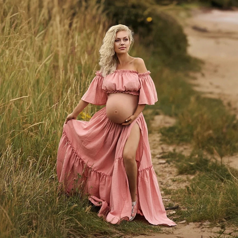 Bohemian Maternity Photography Outfit