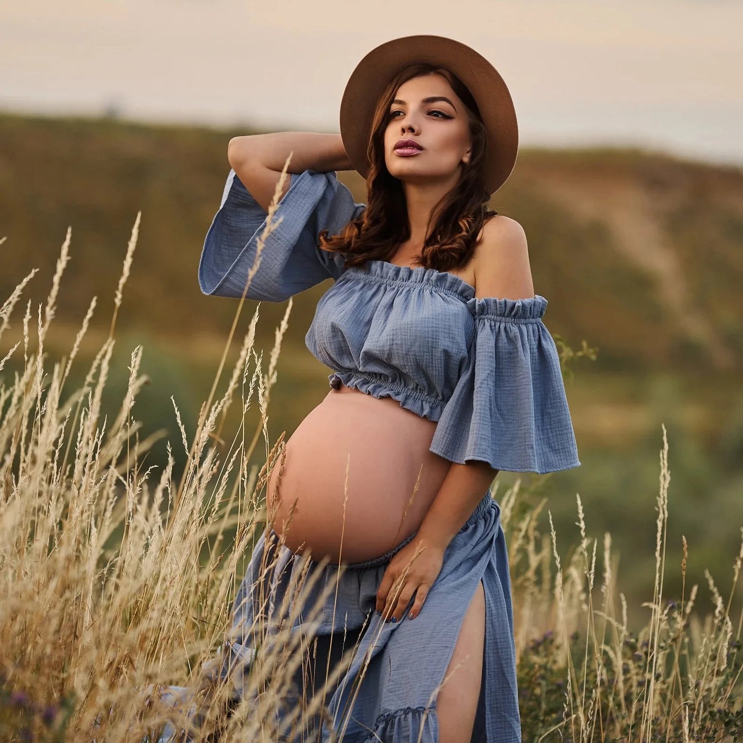 Bohemian Maternity Photography Outfit