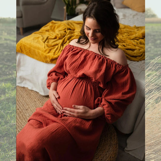 Maternity Photography Gown Comfort Bohemian Dress