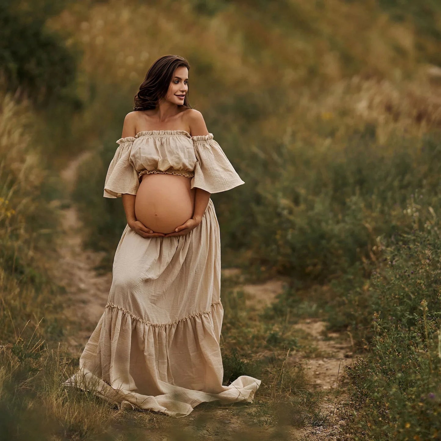 Bohemian Maternity Photography Outfit