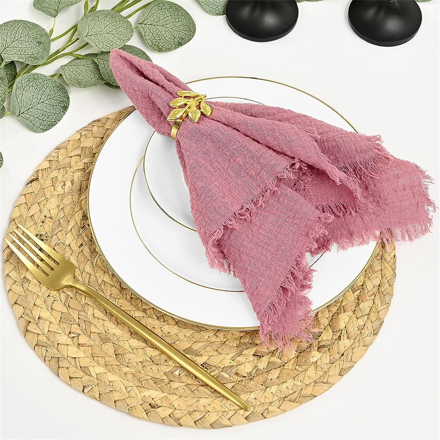 Napkin Batiste Cloth Wedding Party Western-style Placemat Table Decoration