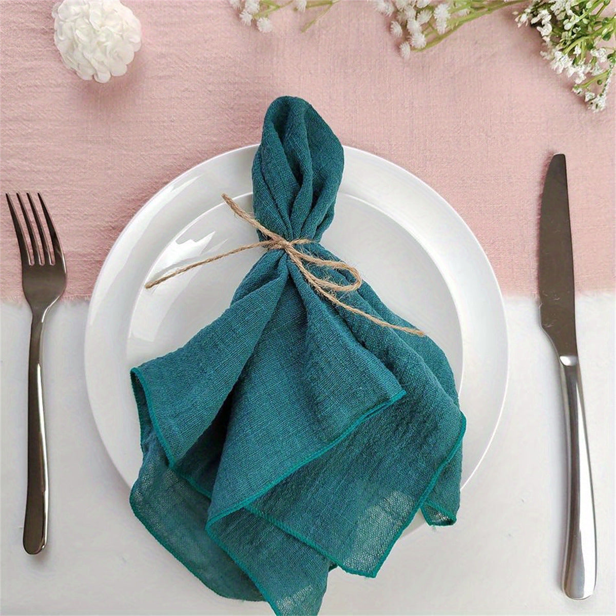 Napkin Batiste Cloth Wedding Party Western-style Placemat Table Decoration