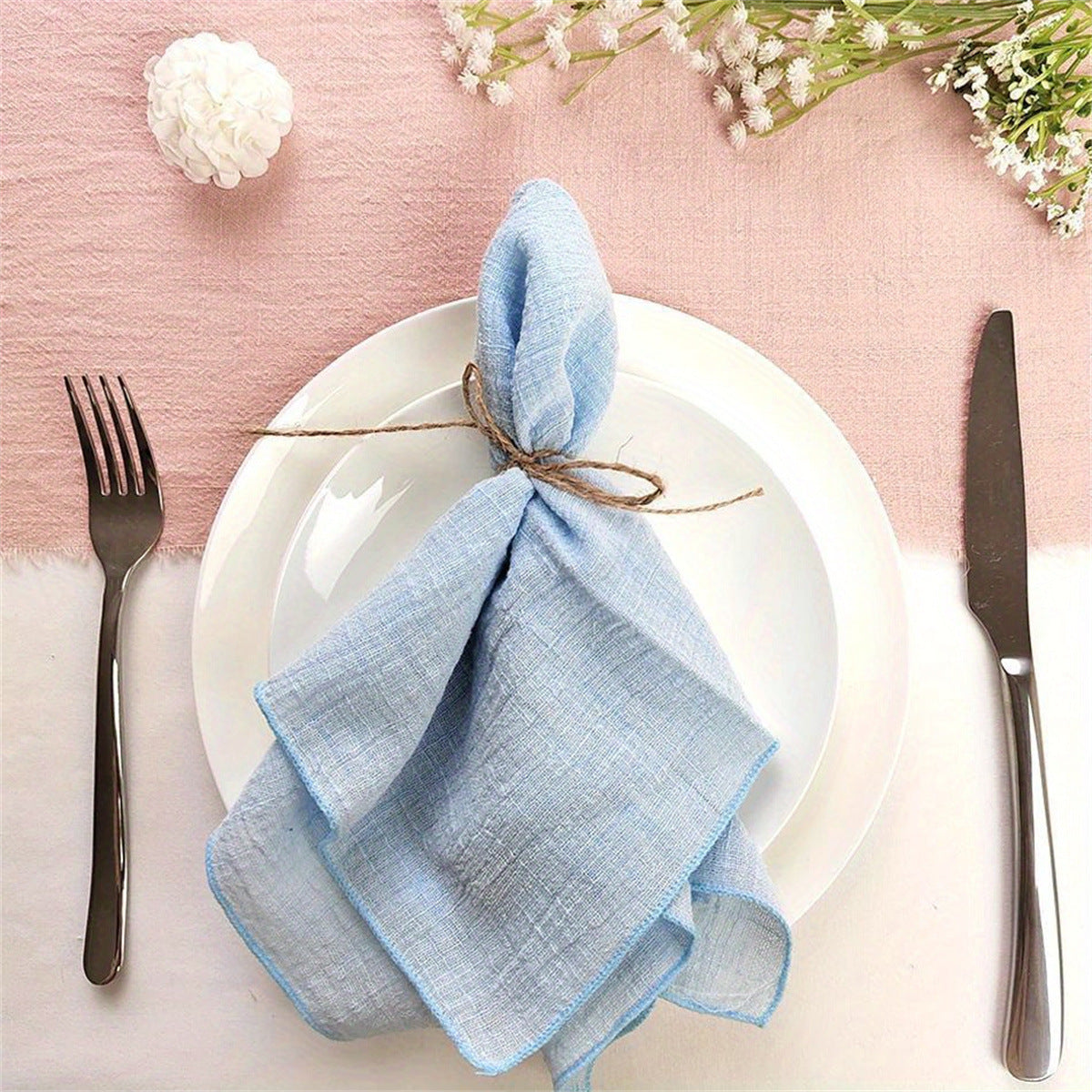 Napkin Batiste Cloth Wedding Party Western-style Placemat Table Decoration