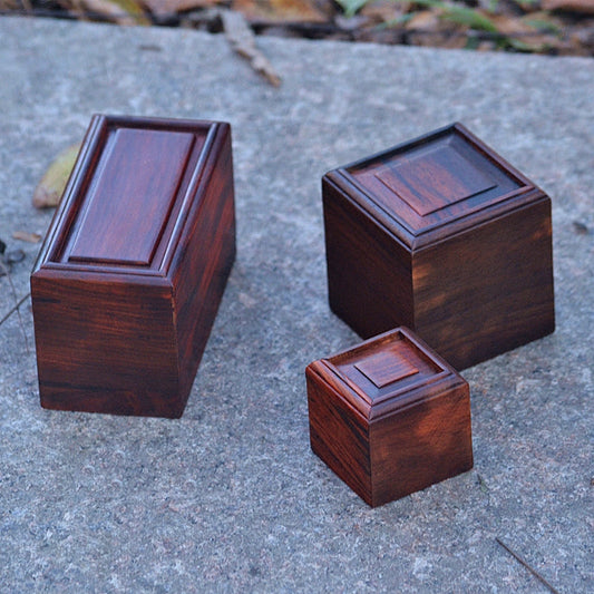 Laos Rosewood Earrings Antique Ring Box