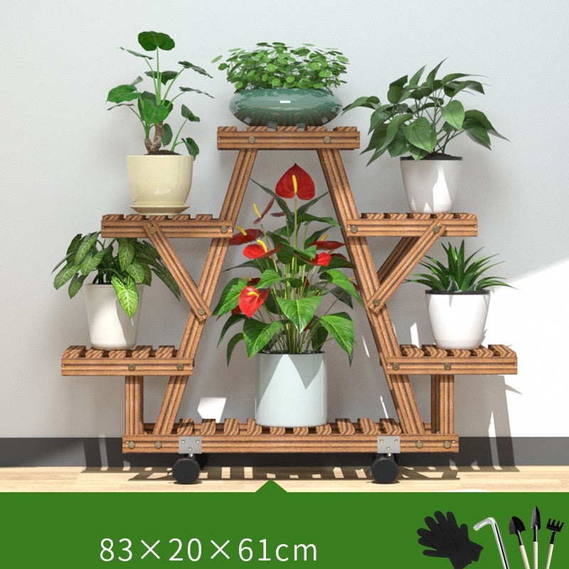 Multi-layer Indoor And Outdoor Garden Balcony Rack